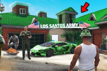 Franklin & Military Upgrading Franklin's House To Military Base In GTA 5!