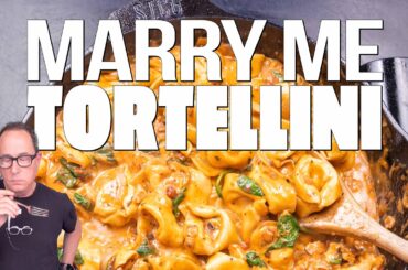 ONE PAN MARRY ME CHICKEN TORTELLINI THAT ANYONE CAN MAKE! | SAM THE COOKING GUY