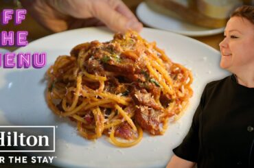 Bucatini all'amatriciana: Recreate this traditional Italian recipe at home | Hilton | Off the Menu