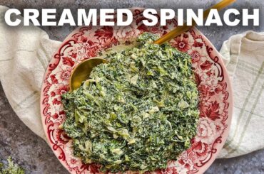 Quick & Easy Creamed Spinach Recipe