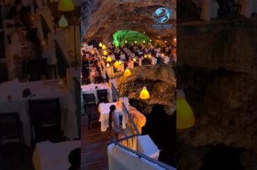 Inside Italy’s Most Unique Cave Restaurant | #shorts #italy #travel