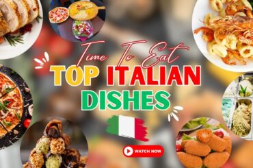 Incredible Top 8 Most Popular Italy Foods || Italy Street Foods || Traditional Italian Cuisine