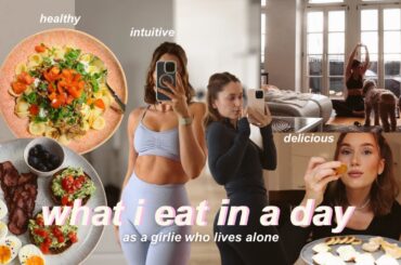 WHAT I EAT IN A DAY: healthy recipes *REALISTIC* (-5kg weightloss)