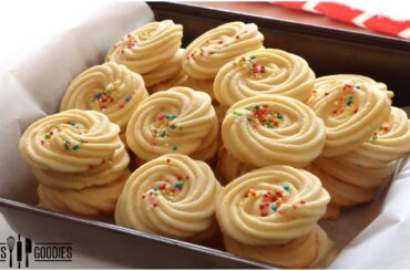 4-Ingredient Italian CHRISTMAS COOKIES | Easy Butter Cookies Recipe