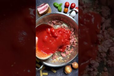 Pasta alla Zozzona Rezept - Original italienisch, die schmutzigste Pasta Roms #shorts