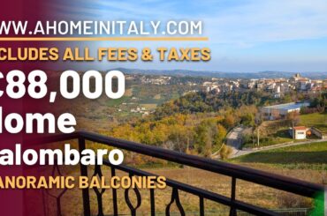 AMAZING ITALIAN PROPERTY with stunning views close to the coast and ski resorts.