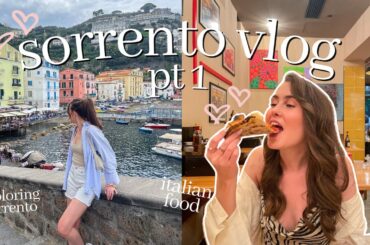 Sorrento, Italy vlog pt 1 // best restaurants, exploring sorrento & pompeii | Alice Hope