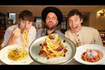 Italian chef shows us REAL Italian pasta!!