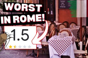 I Ate at the WORST restaurant in Rome!