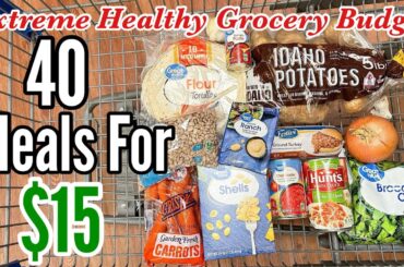 Dirt Cheap EASY Healthy Family Dinners | Emergency Grocery Budget-Friendly Meal Plan | Julia Pacheco
