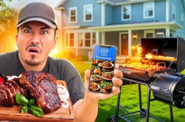Eating From Facebook Marketplace For 24 Hours... (Inside strangers house)