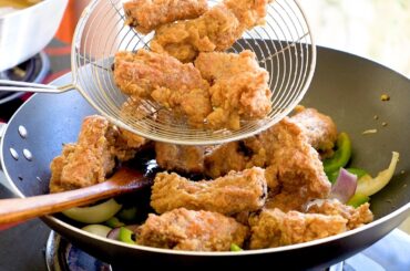 Crispy Garlic Fried Ribs Recipe | Easy Cantonese Style Pork Ribs | How to Make Perfectly Fried Ribs