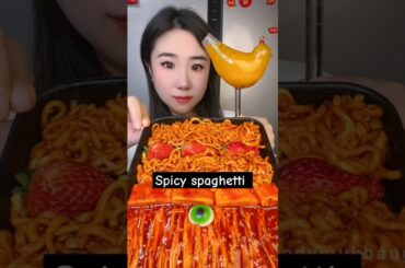 tomato garlic pasta | spaghetti mukbang | asmr