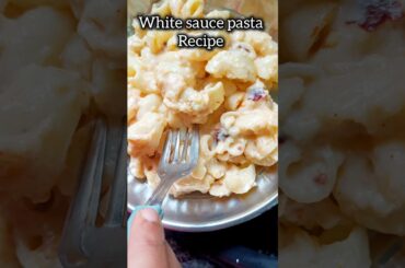 Day 25 - White sauce pasta || Macaroni #recipe #food #cooking #shorts #whitesaucepasta #macaroni