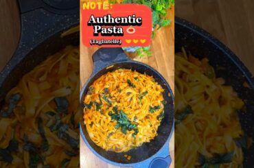 Authentic Italian Pasta | Tagliatelle | Italian Pasta | pasta recipes #pasta #italian #asmr #yummy