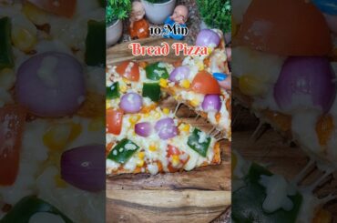Trending Pizza Recipe / Bread Pizza Recipe #shorts #pizza #quickrecipe #tending