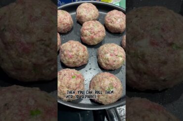 Italian meatball recipe #recipe #easyrecipes #recipes