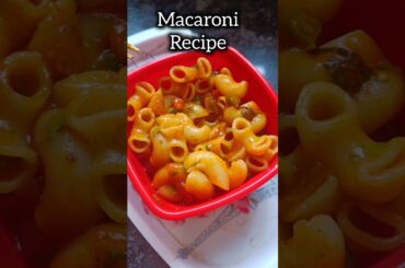 Day 24 - Macaroni recipe || Red sauce pasta #recipe #food #cooking #shorts #pastasauce #redsauce