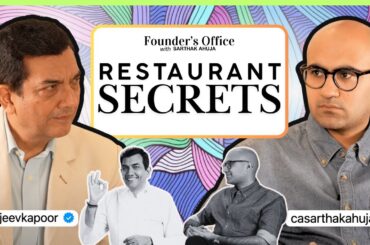 How to Start a Food Business: Sanjeev Kapoor | Restaurant Secrets | Sarthak Ahuja 001