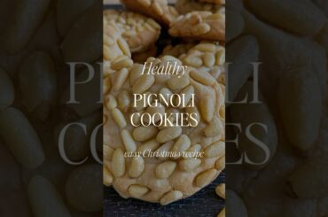 Easy Healthy Pignoli Cookies (Gluten-Free)