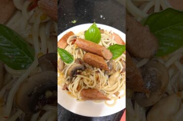 Pasta with Mushrooms #shorts #recipe #italianfood