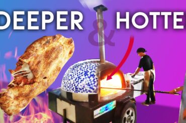THE PERFECT ITALIAN JOB | How they BAKE a CALZONE on BRICK PIT OVEN | Italy Cuisine