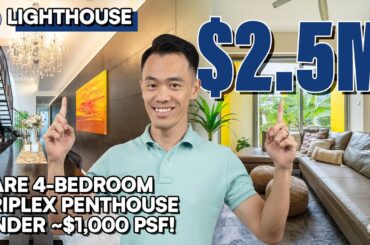 Lighthouse - 4-Bedroom Triplex Penthouse with 2,939sqft in District 17 | $2,500,000 | George Peng