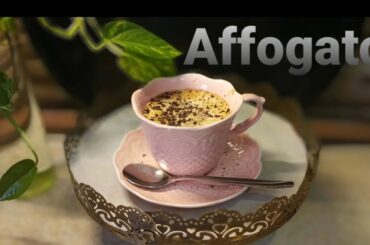 Create the Perfect Italian Coffee Dessert at Home #coffeesali |asmr |affogato |affgato recipe