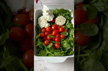 Baked Spinach Pasta #cooking #food #shorts