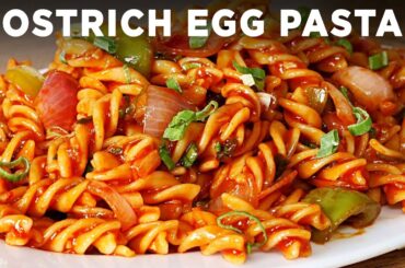 Ostrich Egg Pasta