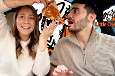 My Italian Husband tries Little Caesars Pizza!!