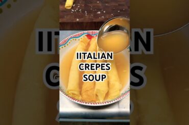 Crepes Soup - My favorite Italian Xmas soup  #homemade #food