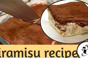How to make tiramisu recipe || Tiramisu without eggs || Tiramisu by Continental Food Diaries #fyp
