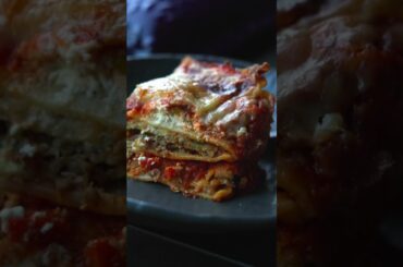 Beautiful vegan lasagna.