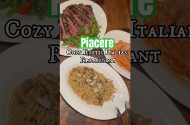 Piacere NYC - Affordable & delicious Italian Food #nycrestaurants #nyceats