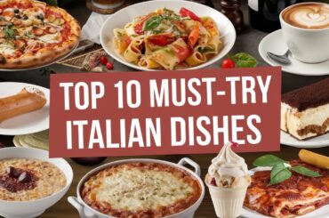 Top 10 Must-Try Italian Dishes!