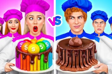 Boys VS Girls Cooking Challenge | Funny Kitchen War by Multi DO Challenge