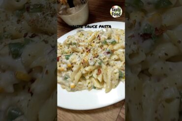 White Sauce Pasta #shorts #recipe #cooking #pasta #tastyfoods