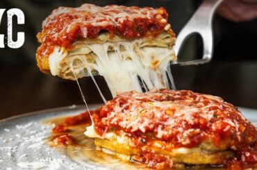 How to make EGGPLANT PARMESAN at home (a seriously easy method)