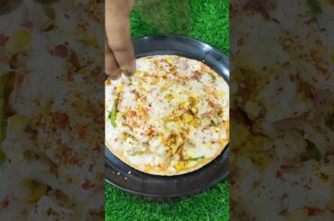 2 Minutes Pizza recipe #shorts #pizza #pizzarecipe #noovenpizza #recipe #dominospizza #food #cooking