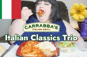 Carrabba's Italian Grill Italian Classics Trio with Lasagna Chicken Parmesan and Fettuccine Alfredo