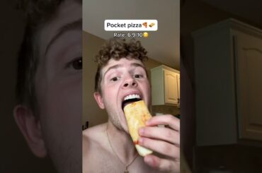 Eating a Pizza Tortilla Food Hack!