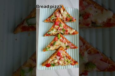 Bread Pizza Recipe Without Oven #shorts #bread #breadpizza #pizza #pizzarecipe #youtubeshorts