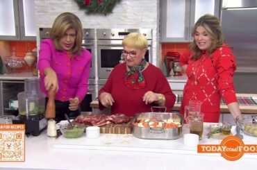 Roast Leg of Lamb with Garlic-Rosemary Potatoes