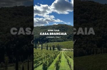 Wine Tour at Casa Brancaia in Chianti, Italy