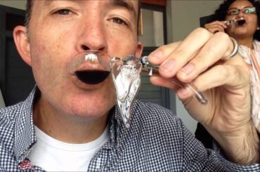 Selfie wine tasting - Tokaji Eszencia four times