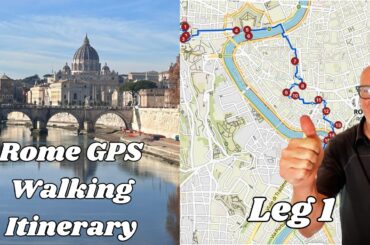 Rome 1 Day Walking Itinerary - GPS Self Guided (3 Options)