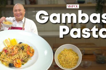 Quick and Easy Gambas Pasta Recipe | Chef Tatung