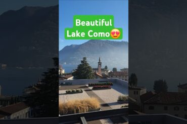 Breathtaking Lake Como Views from Hilton Como Rooftop!