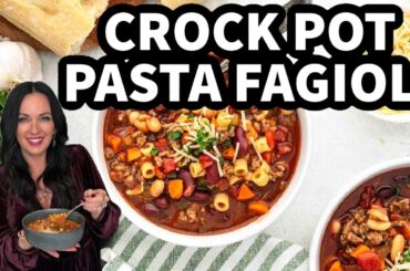 Slow Cooker Pasta Fagioli: Italian Comfort Food